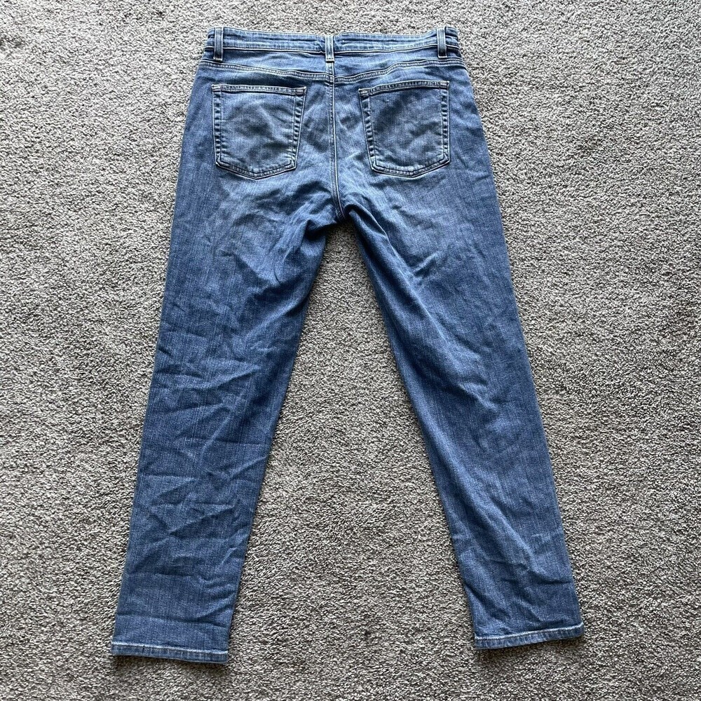 Eileen Fisher Skinny Jeans Women’s Size 10 Organic Cotton Stretch Denim Mid Rise - Picture 9 of 9